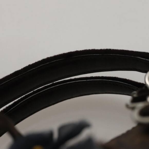 DIOR Trotter Romantic Hand Bag Pvc Leather Brown - Picture 8 of 13